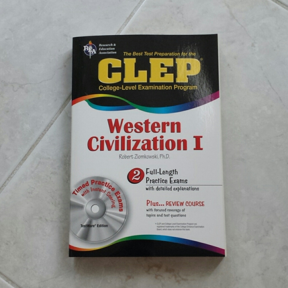 Unused Clep Western Civilization 1 Book